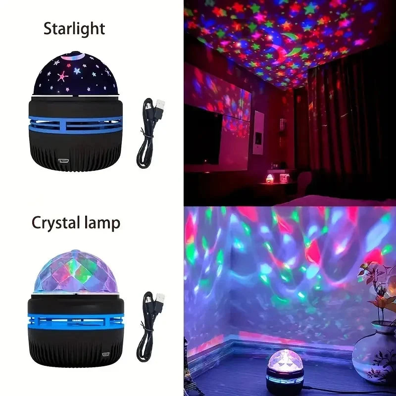 Galaxy Star Projector Night Light for Bedroom
