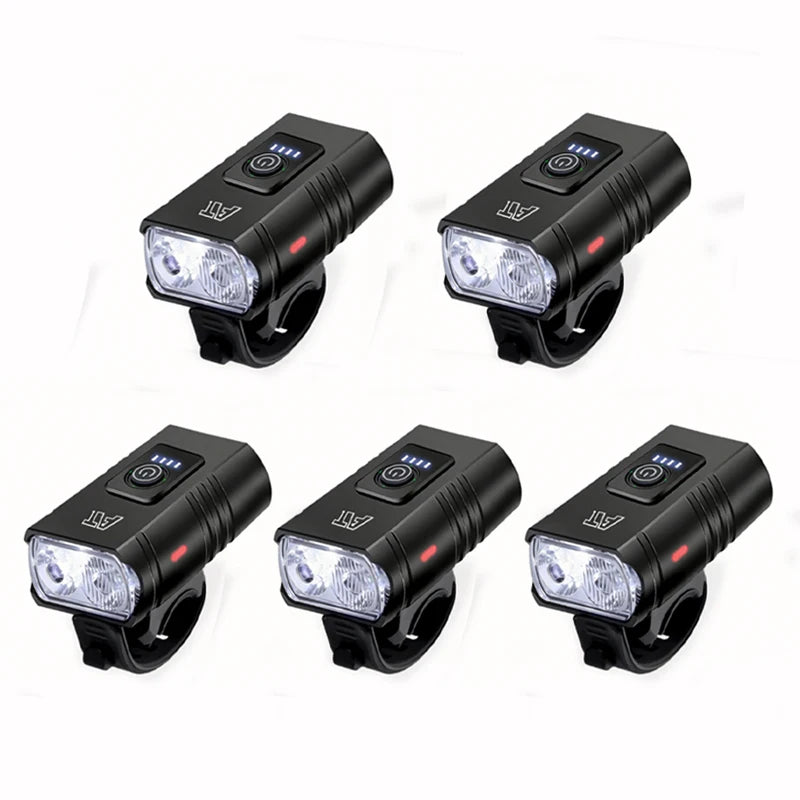 High Bright LED Bicycle Front Light (6 Modes MTB & Road Bike Headlight)