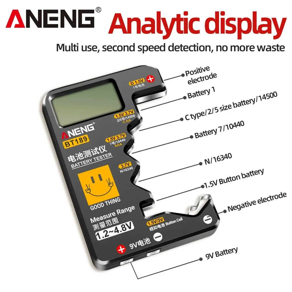 ANENG BT189 Universal Battery Tester