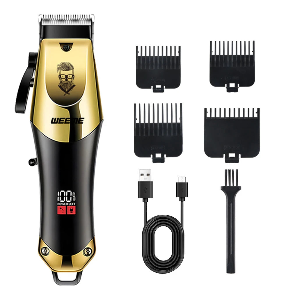 T9 Vintage Hair Clipper & Beard Trimmer Kit (Rechargeable Grooming Set)