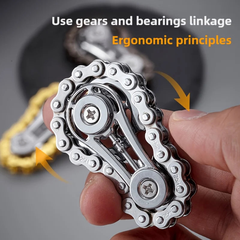 Metal Flywheel Fidget Spinner with Gyro Design