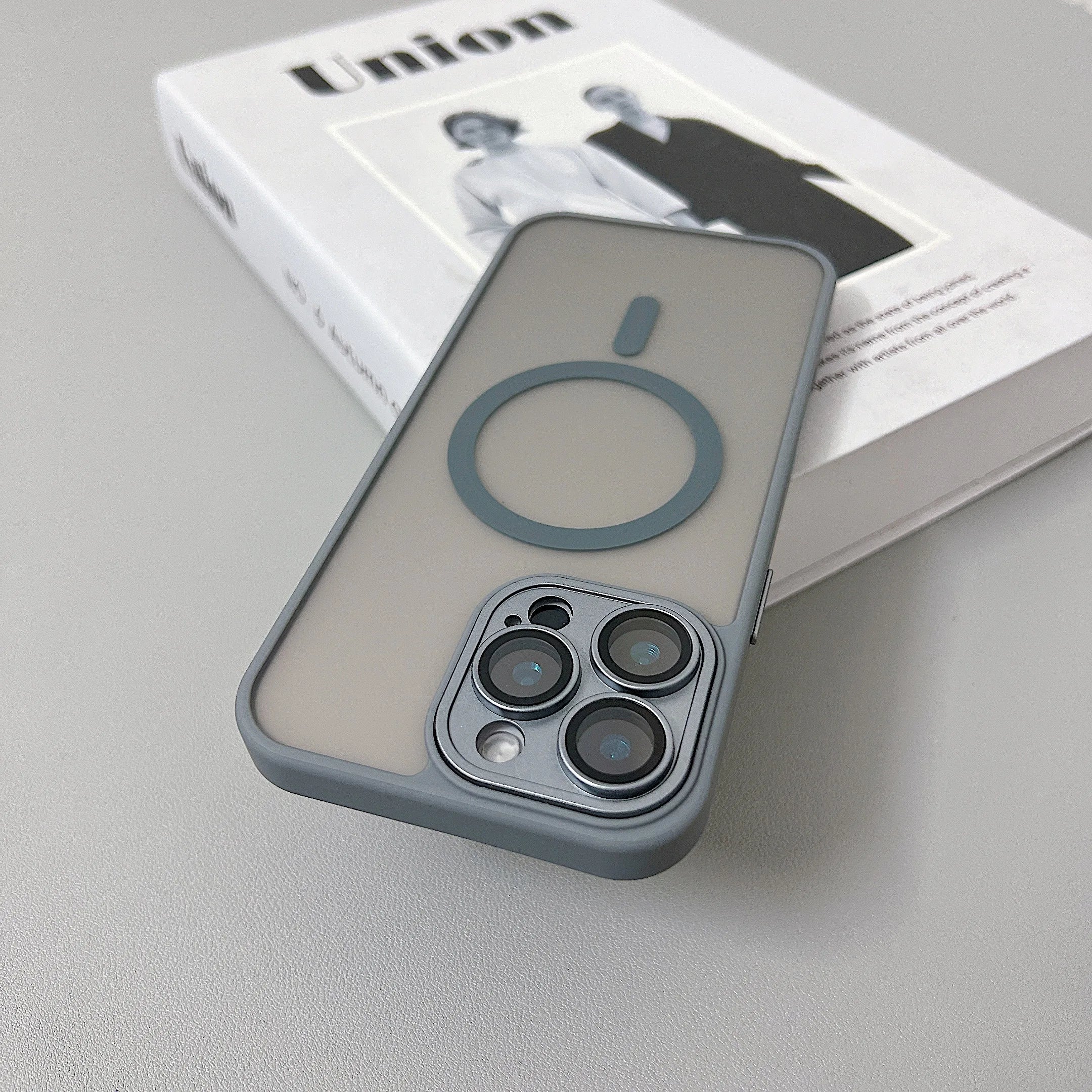 MagSafe Matte Translucent Armor Shockproof iPhone Case