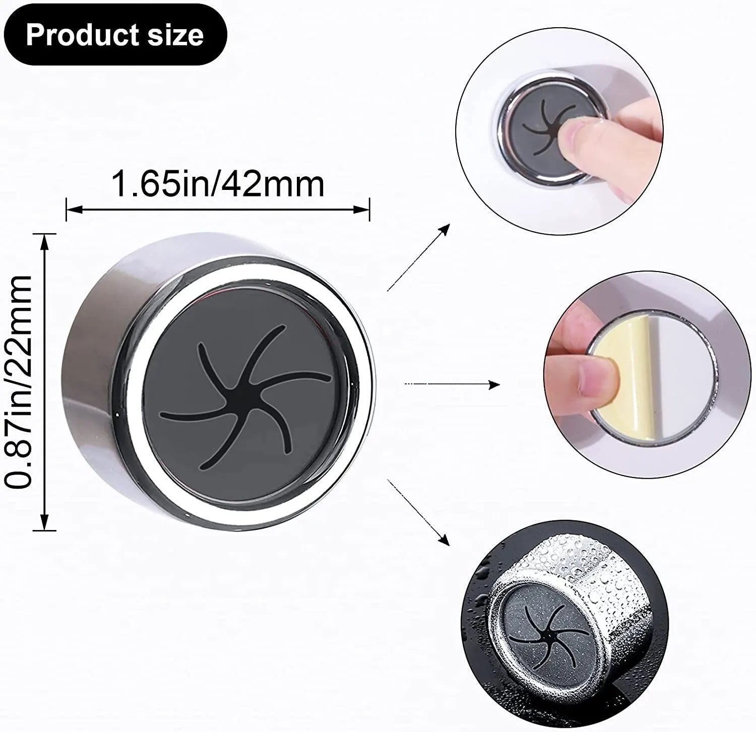 Kitchen Dishcloth & Towel Wall Clips (3PCS)