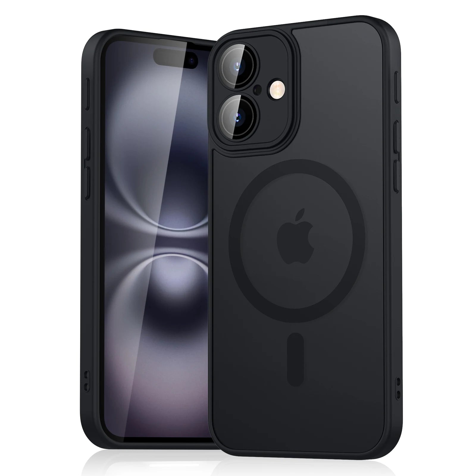 MagSafe Matte Translucent Shockproof iPhone Armor Case