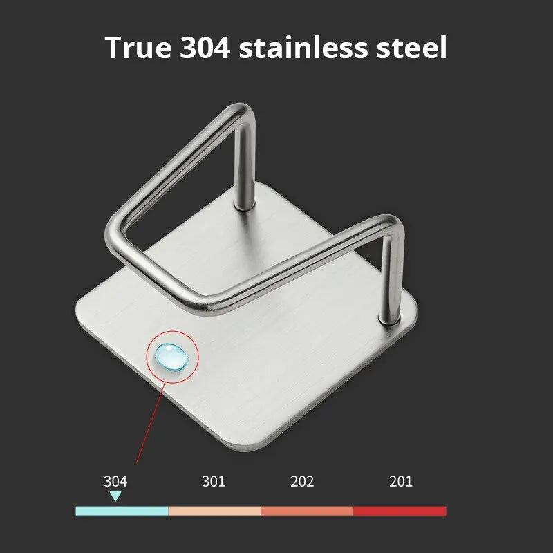 Stainless Steel Sink Sponge Holder Rack