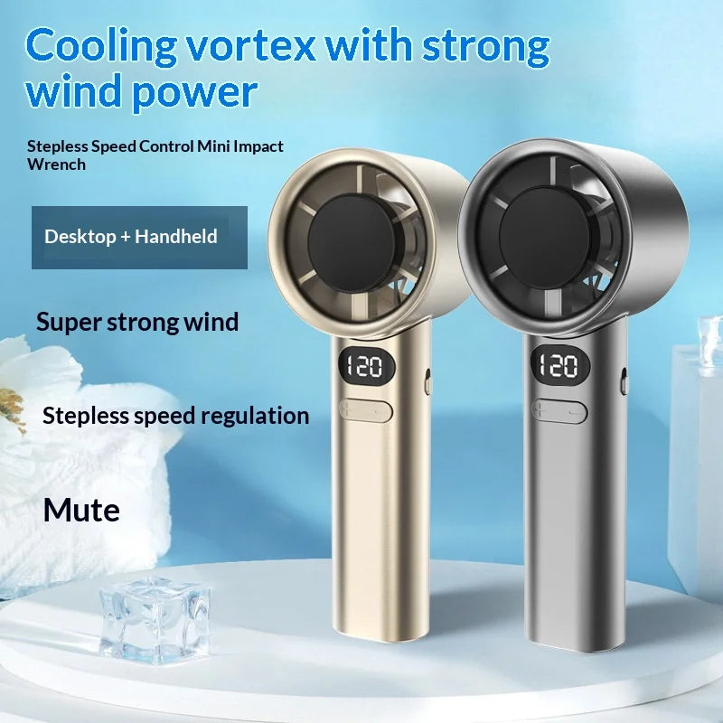 Portable USB Rechargeable Handheld Cooling Fan