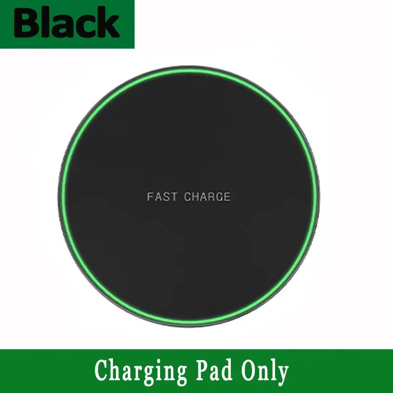 Fast Wireless Charging Pad for iPhone & Samsung