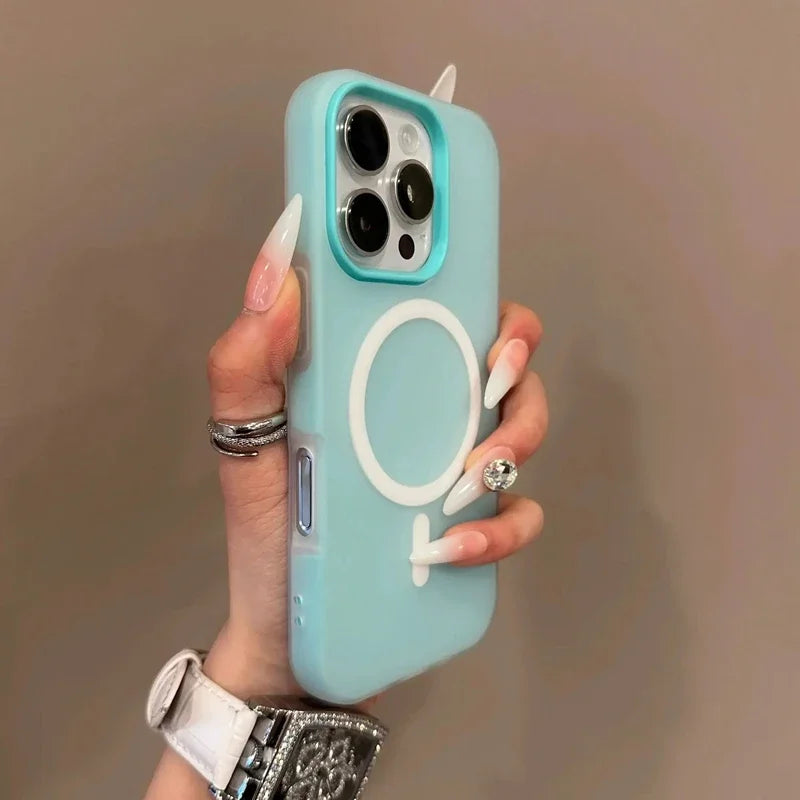 MagSafe Candy Matte iPhone Case (Magnetic Wireless Charging Cover)
