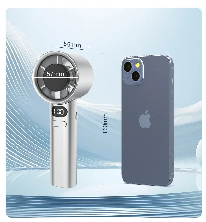 Portable USB Rechargeable Handheld Cooling Fan