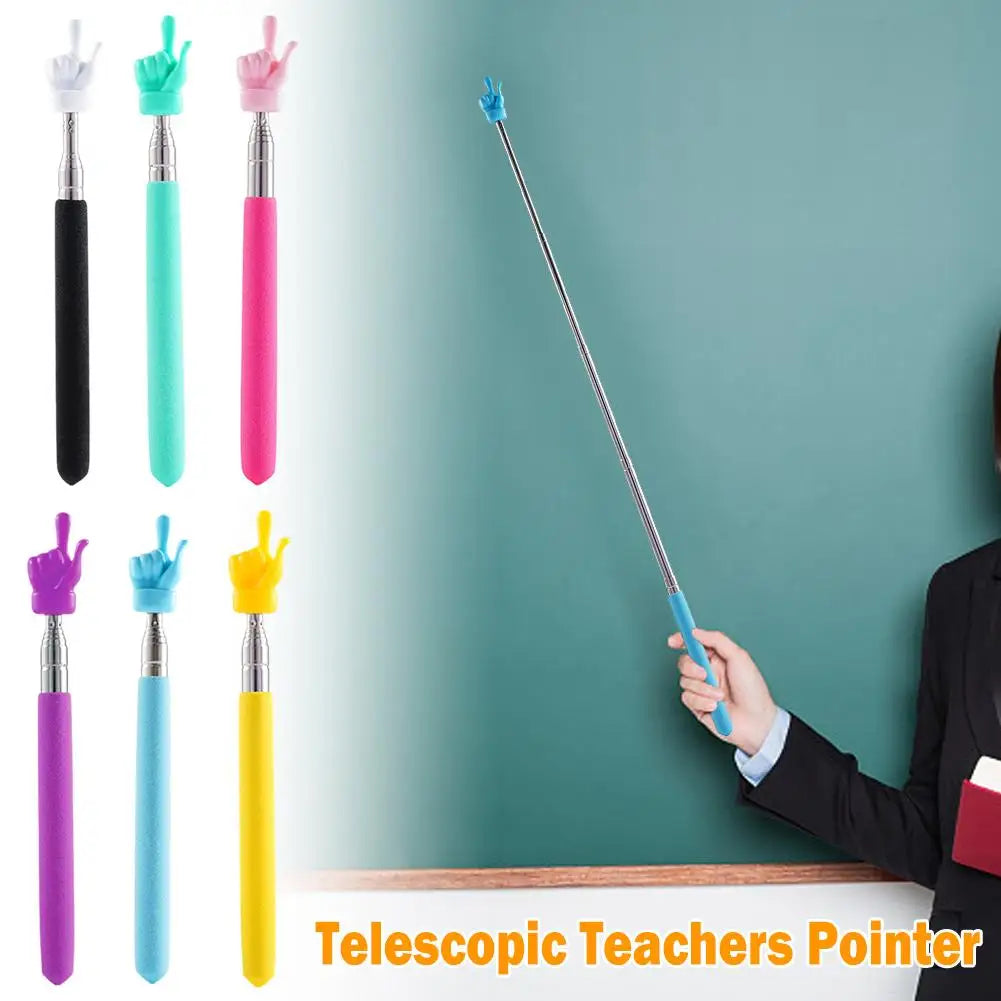 Retractable Teacher Pointer Stick – Stainless Steel Telescopic Hand Pointer