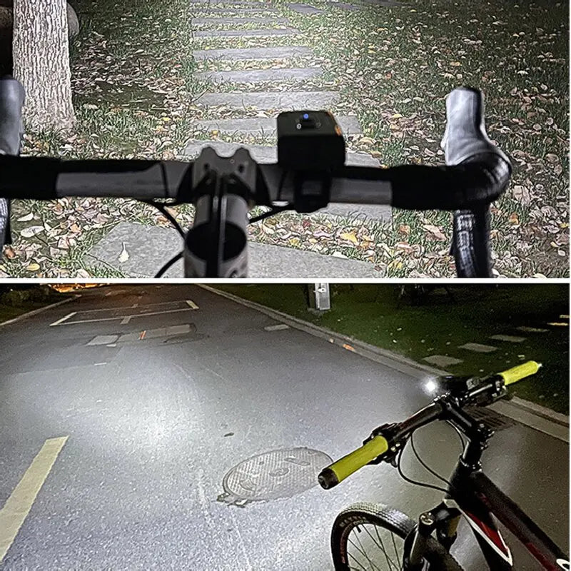 High Bright LED Bicycle Front Light (6 Modes MTB & Road Bike Headlight)