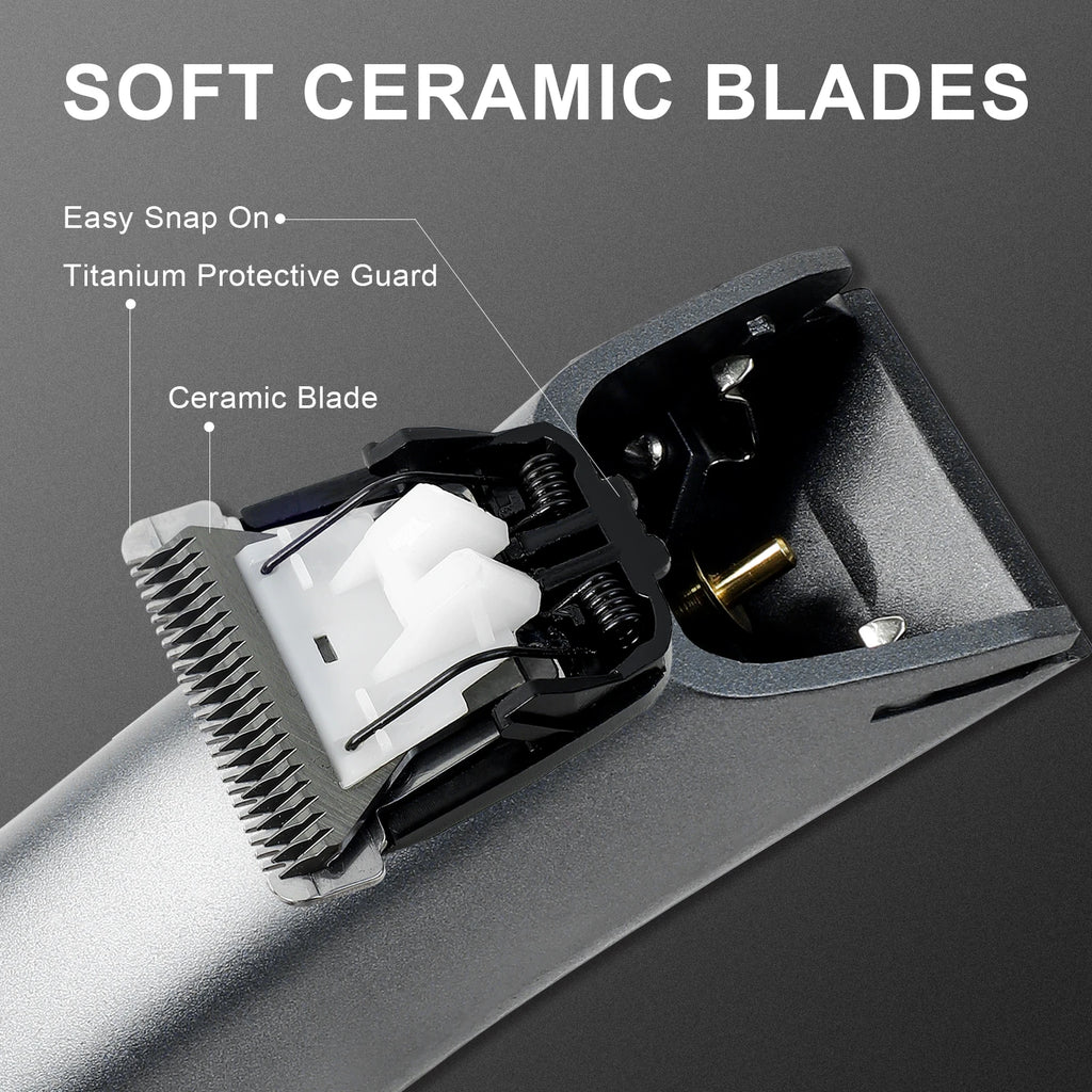 Waterproof Electric Body & Groin Hair Trimmer for Men