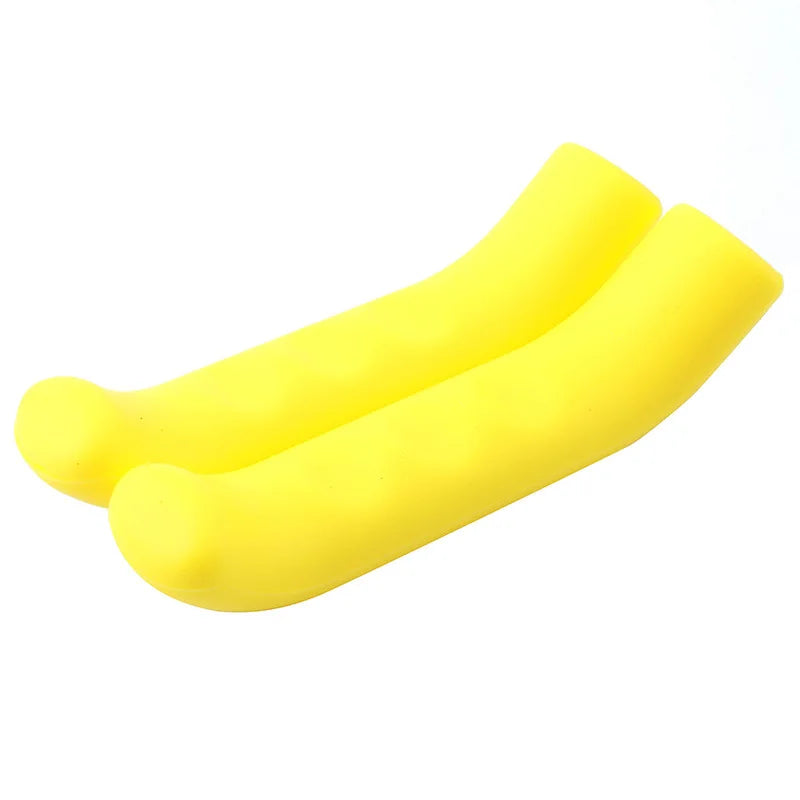 Silicone MTB Bicycle Brake Handle Grip Covers (Anti-Slip Protection)