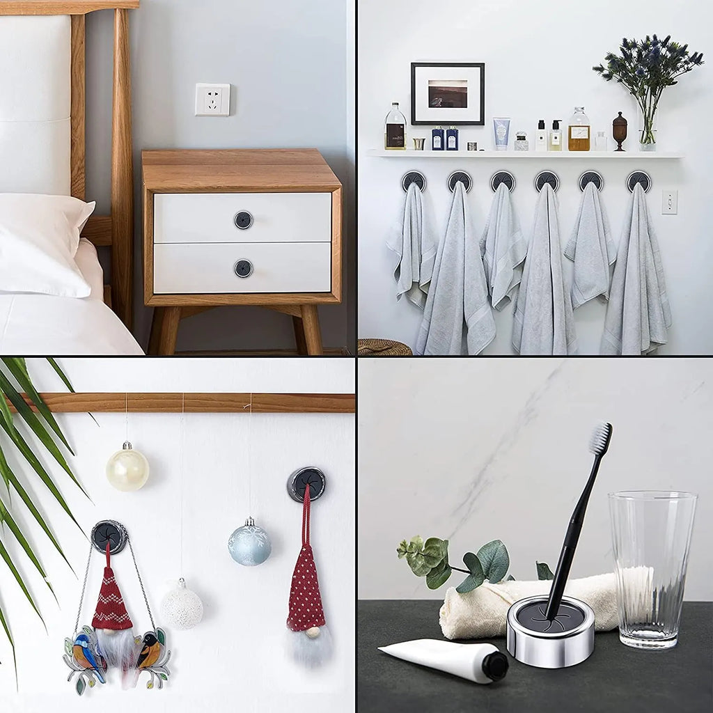 Kitchen Dishcloth & Towel Wall Clips (3PCS)