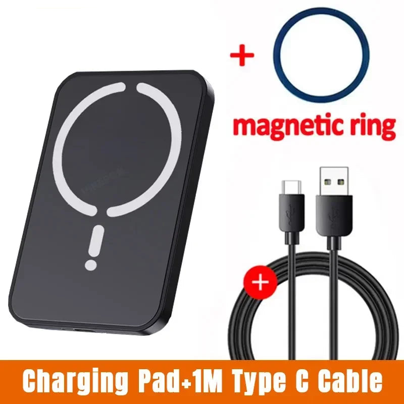Magnetic Wireless Car Charger & Phone Holder for iPhone