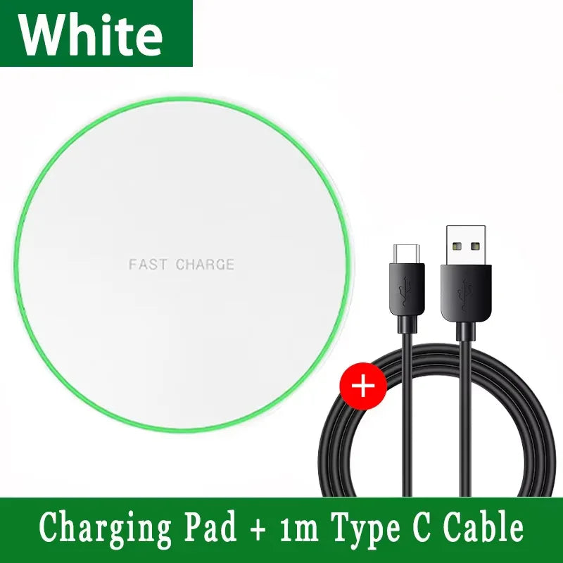 Fast Wireless Charging Pad for iPhone & Samsung