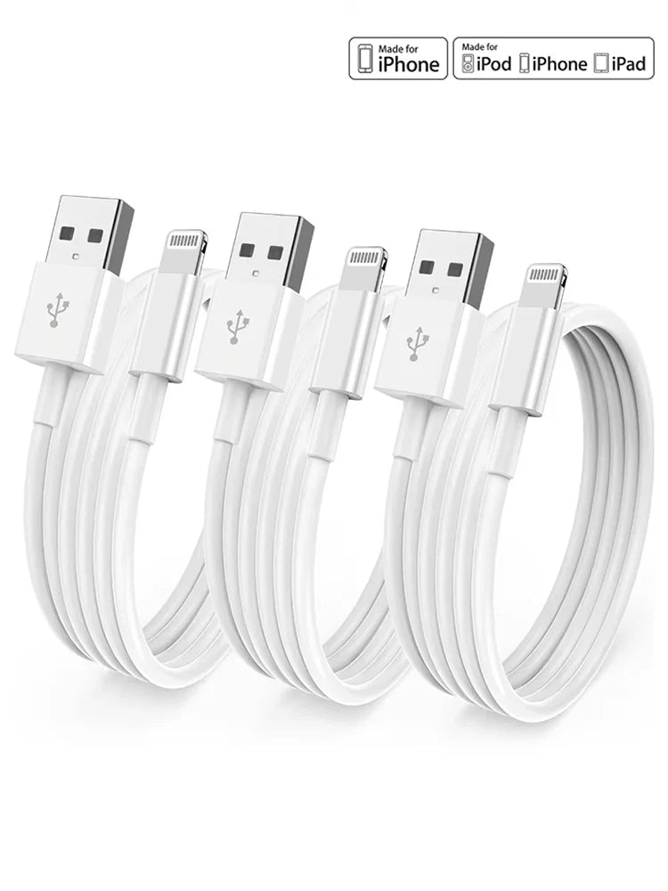 MFi Certified Lightning Charging Cable for iPhone (USB-A to Lightning)