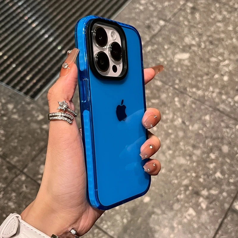Clear Shockproof TPU iPhone Case (Transparent Protective Cover)