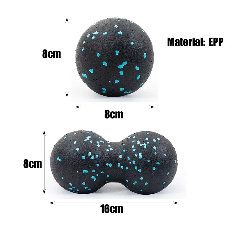 EPP Peanut Massage Ball 8cm – Fascia Muscle Trigger Point Therapy Ball