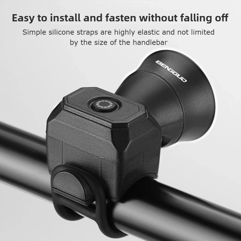 Electric Bicycle Horn (120dB Loud Waterproof Bike Bell)