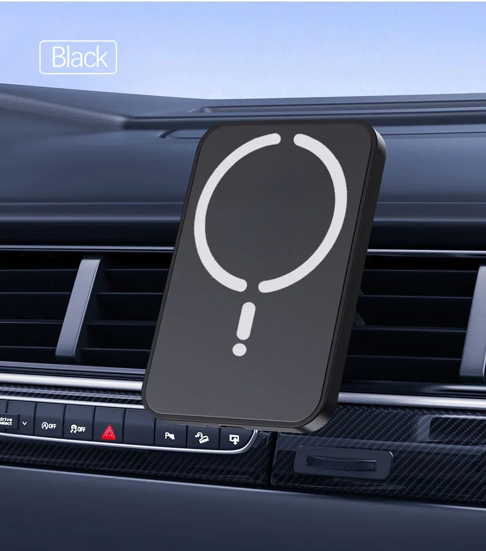 Magnetic Wireless Car Charger & Phone Holder for iPhone