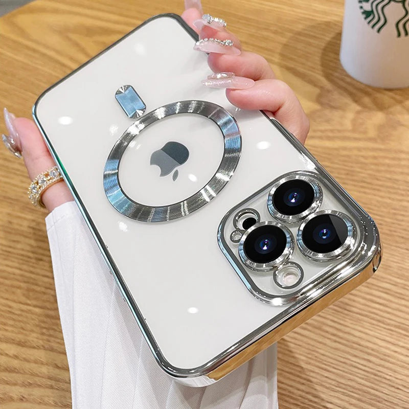 Magnetic Clear Case for iPhone (MagSafe Compatible)