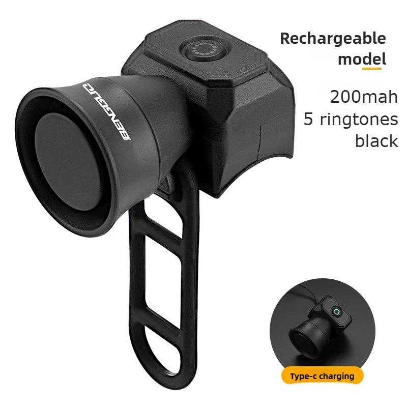 Electric Bicycle Horn (120dB Loud Waterproof Bike Bell)