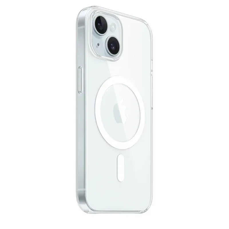 MagSafe Magnetic Clear Silicone iPhone Case (Shockproof Transparent Cover)