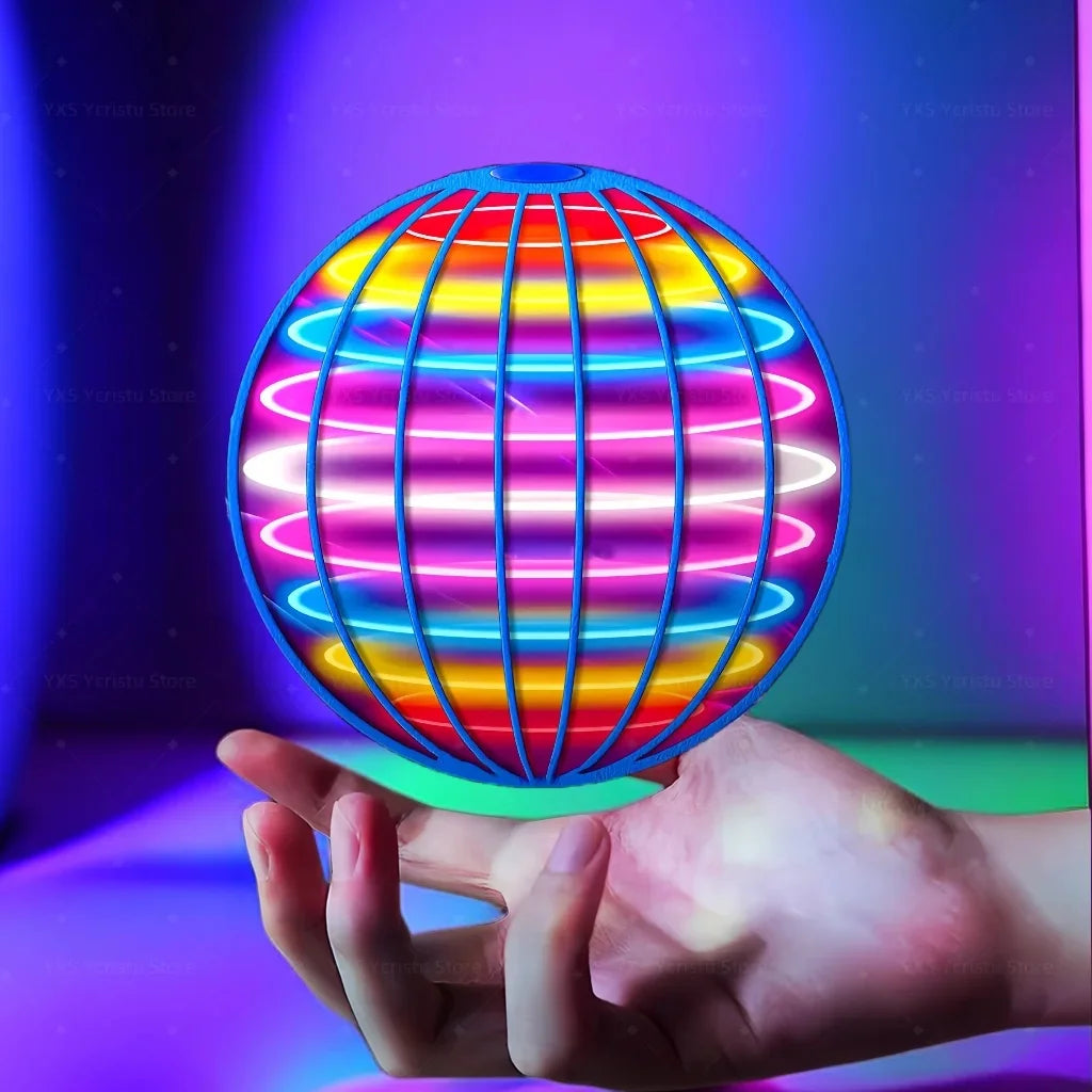 LED Flying Ball Toy (Automatic Floating UFO Spinner with Lights)