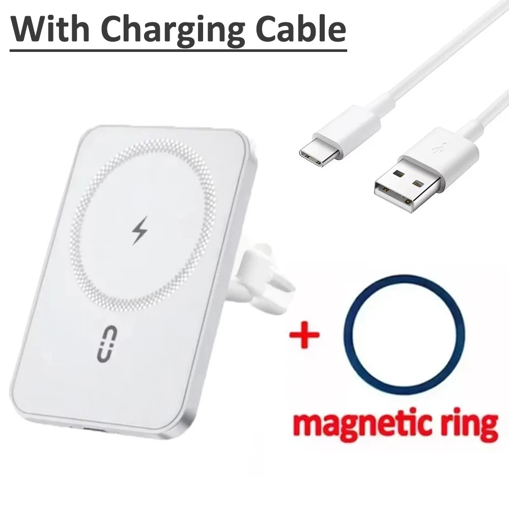 Magnetic Wireless Car Charger Phone Holder