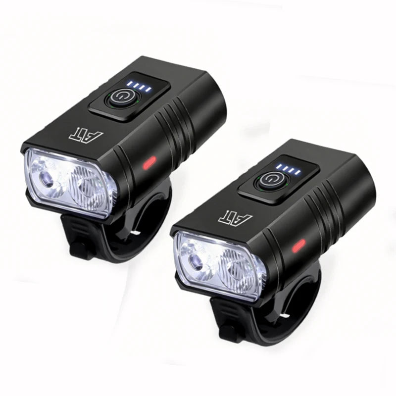High Bright LED Bicycle Front Light (6 Modes MTB & Road Bike Headlight)