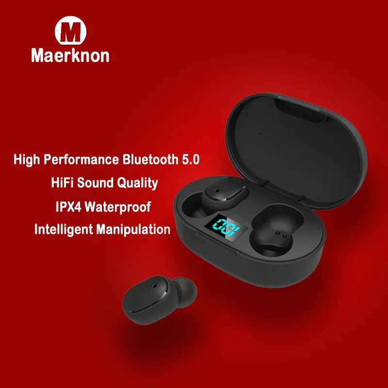 E6S TWS Wireless Bluetooth Earbuds
