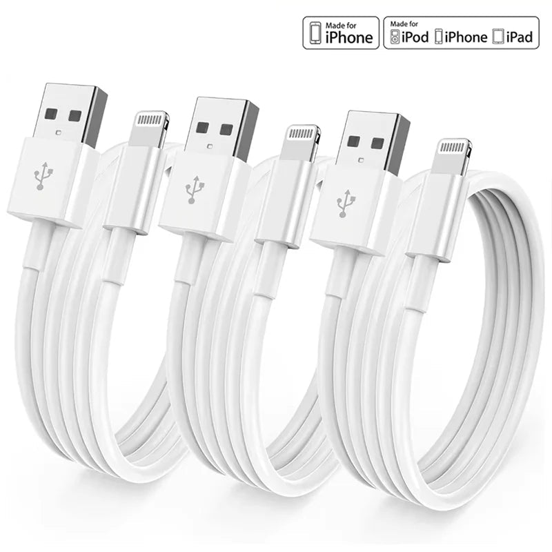 MFi Certified Lightning Charging Cable for iPhone (USB-A to Lightning)