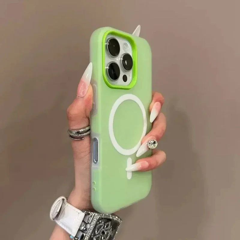 MagSafe Candy Matte iPhone Case (Magnetic Wireless Charging Cover)