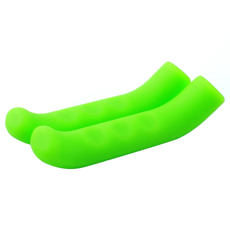Silicone MTB Bicycle Brake Handle Grip Covers (Anti-Slip Protection)