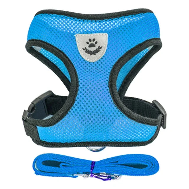 Adjustable Cat Harness Vest with Leash
