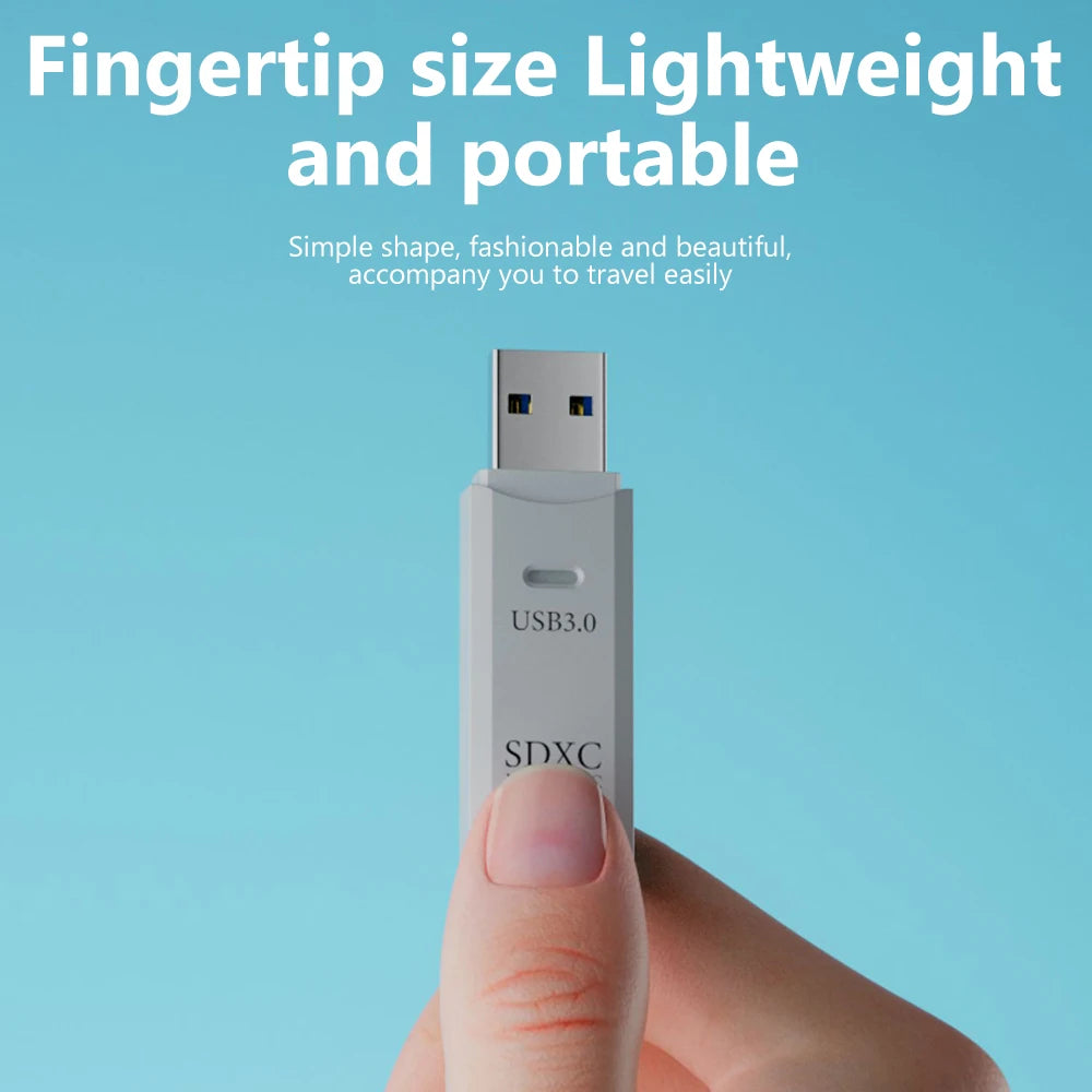 2-in-1 USB 3.0 SD & TF Card Reader