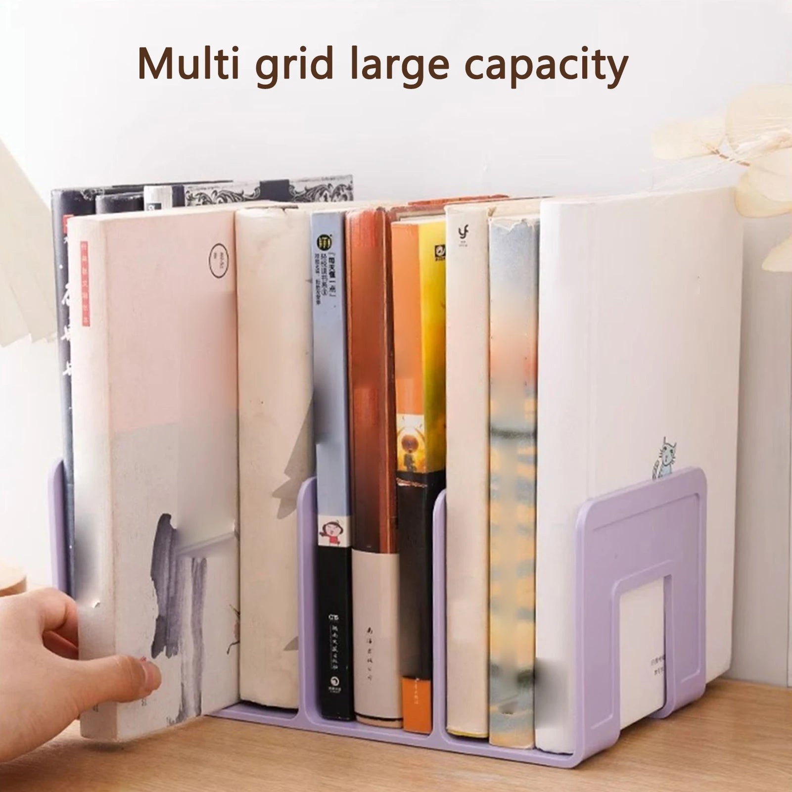 Macaron Color Desktop File & Book Organizer