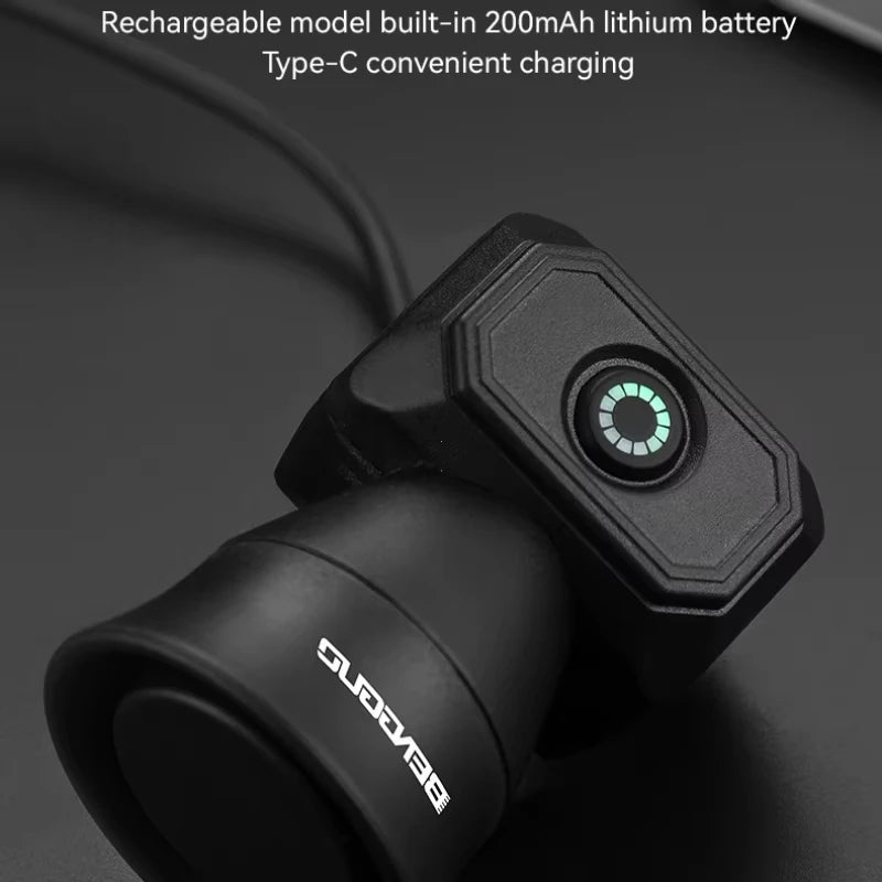 Electric Bicycle Horn (120dB Loud Waterproof Bike Bell)