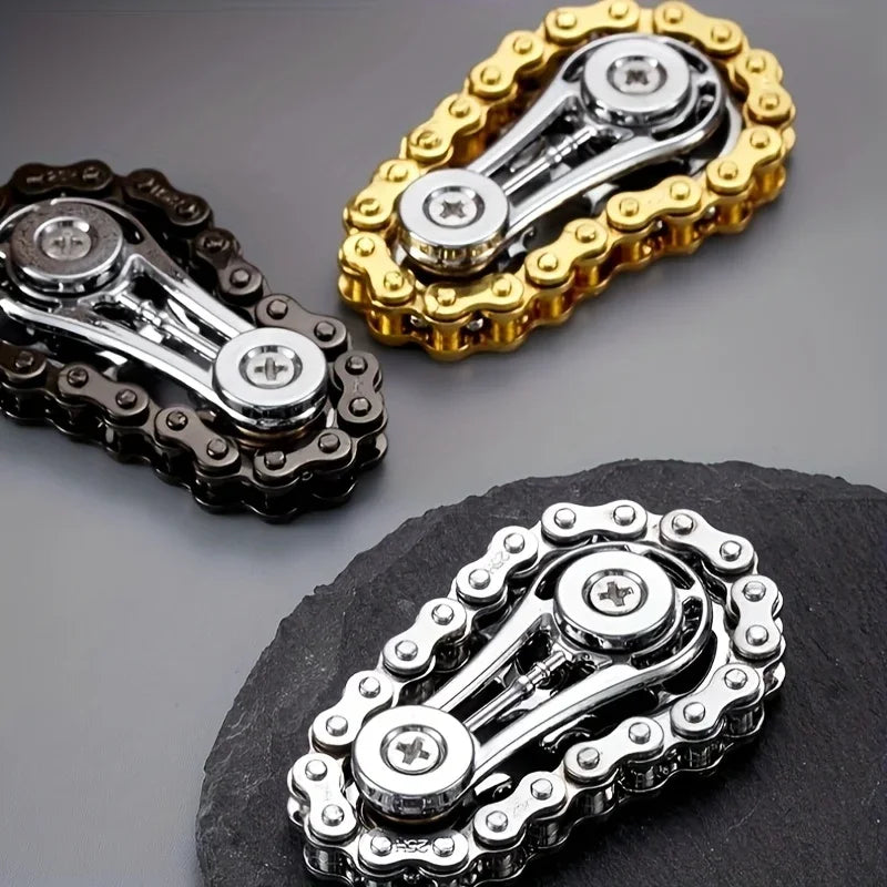 Metal Flywheel Fidget Spinner with Gyro Design