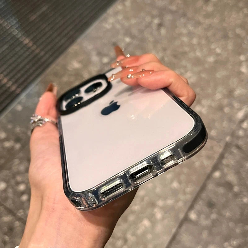 Clear Shockproof TPU iPhone Case (Transparent Protective Cover)
