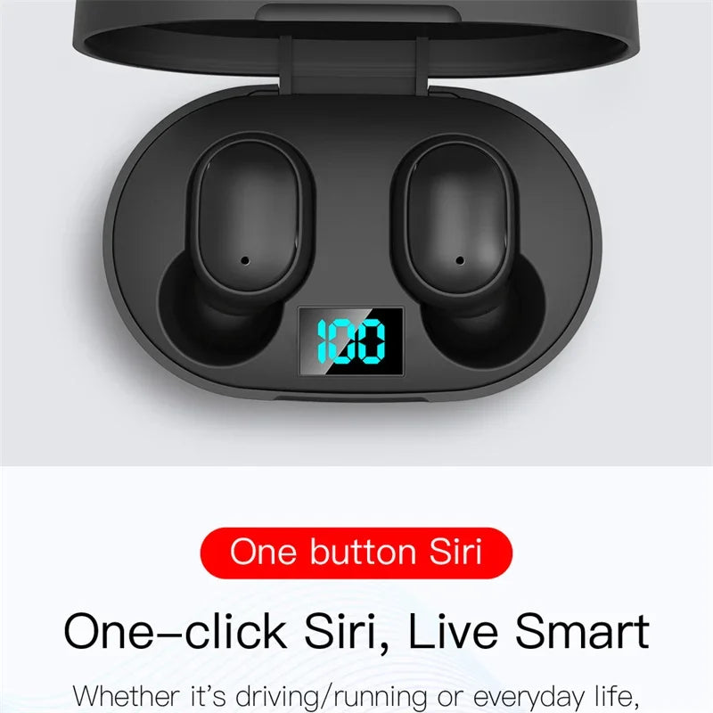 E6S TWS Wireless Bluetooth Earbuds