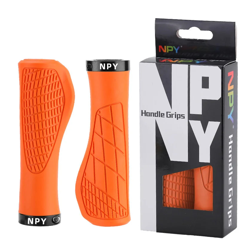 Bicycle Handlebar Lock-On Grips (MTB Soft Rubber)