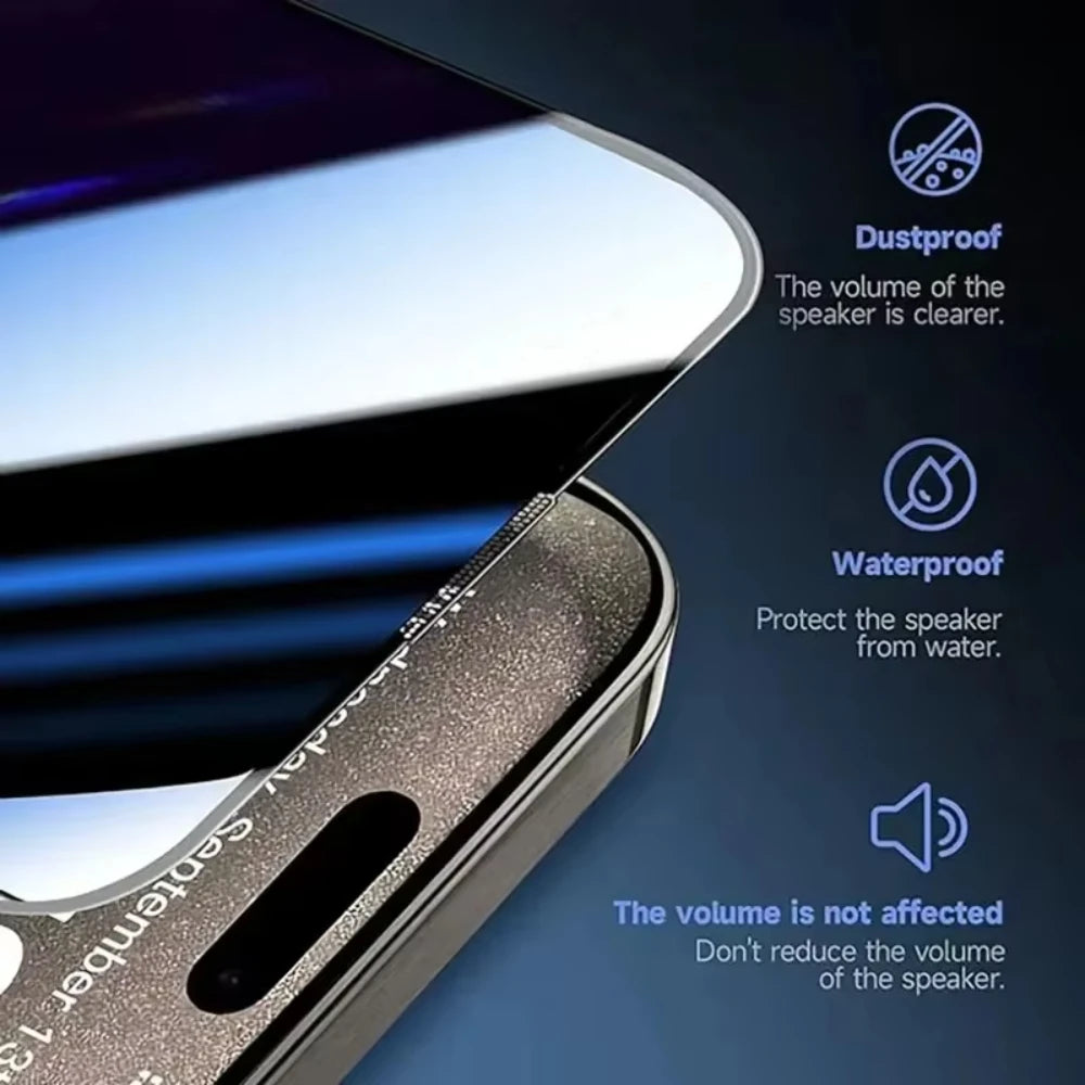 3PCS Privacy Anti-Spy Tempered Glass Screen Protector for iPhone