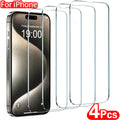 4PCS Tempered Glass Screen Protector for iPhone
