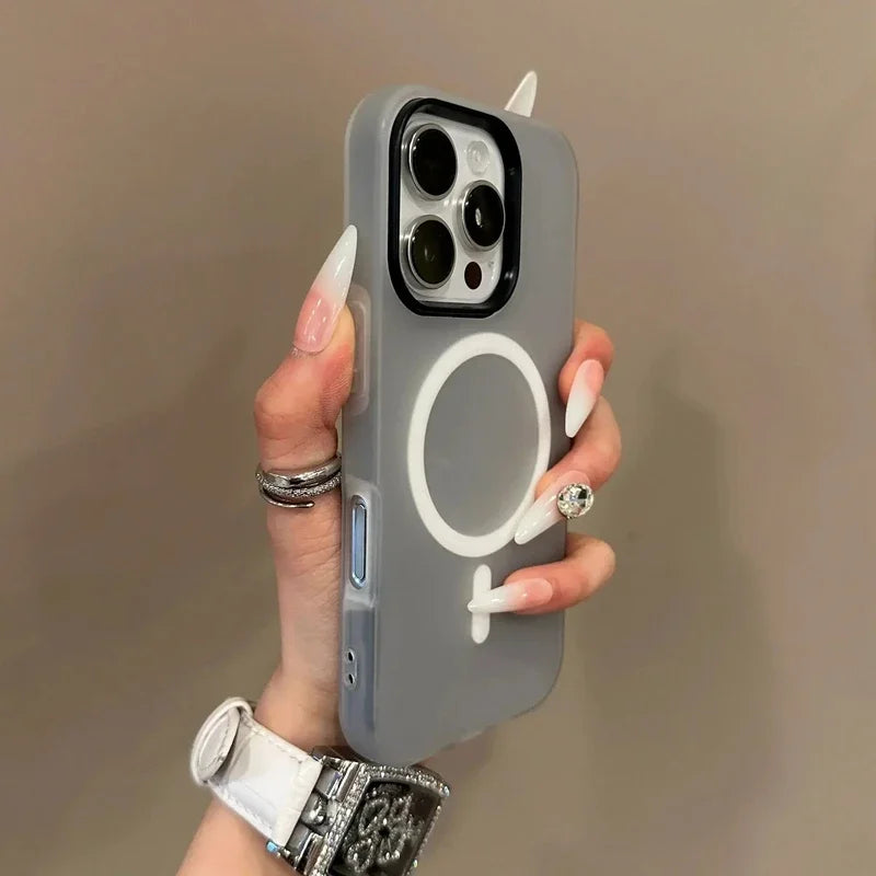 MagSafe Candy Matte iPhone Case (Magnetic Wireless Charging Cover)