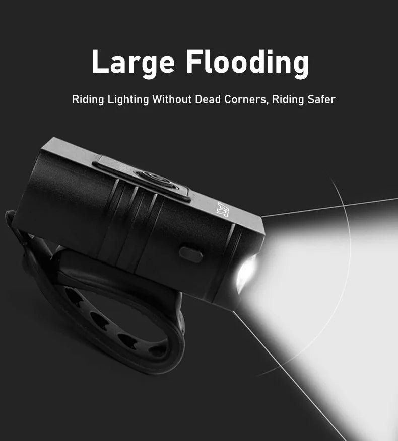 High Bright LED Bicycle Front Light (6 Modes MTB & Road Bike Headlight)