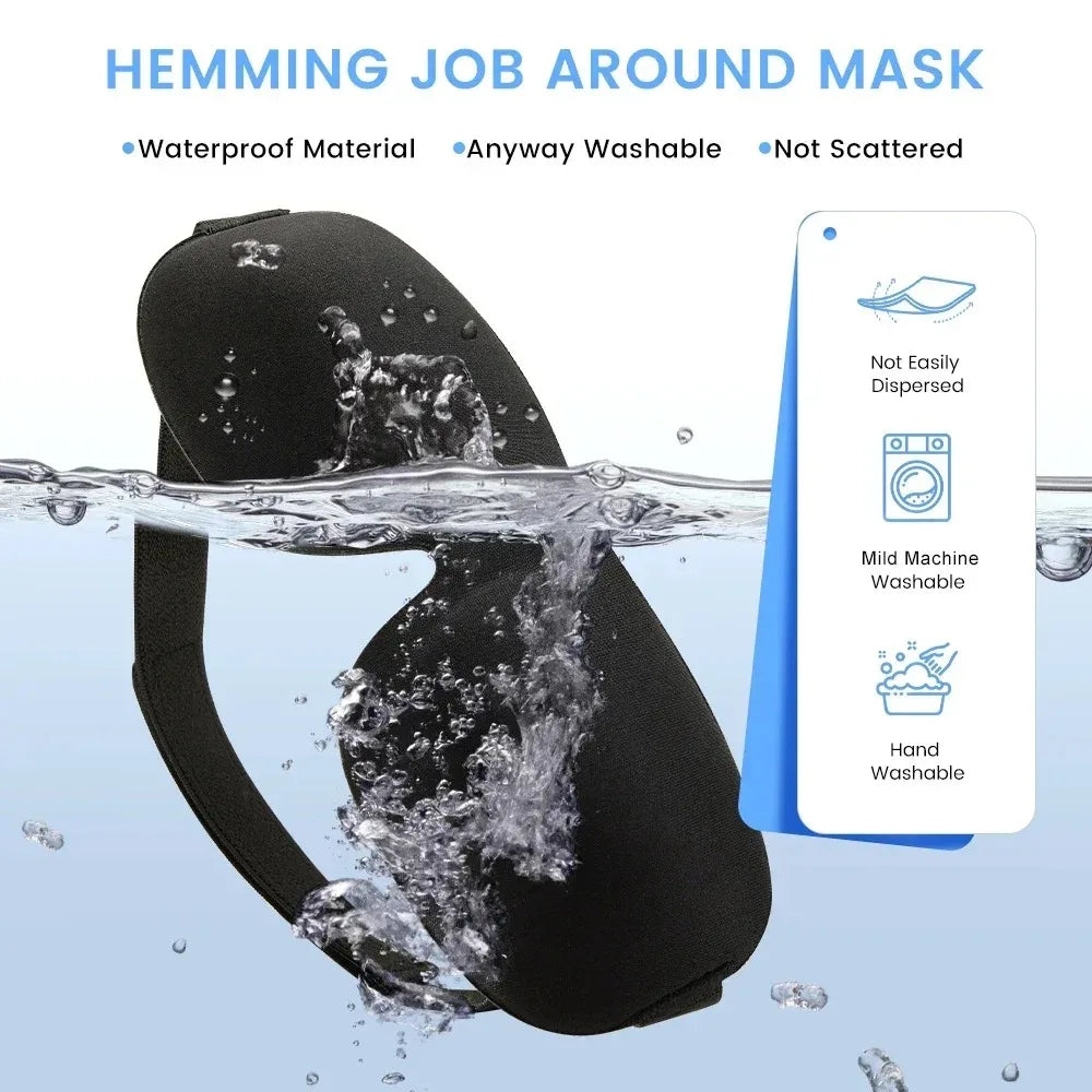3D Sleep Mask – Memory Foam Light Blocking Eye Mask for Sleep & Travel