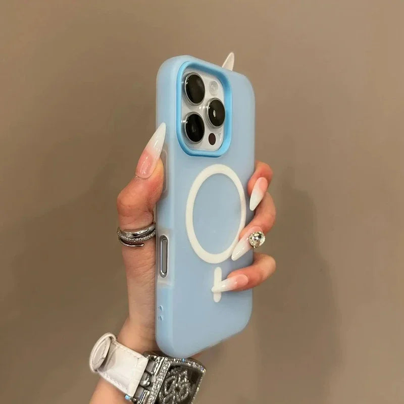 MagSafe Candy Matte iPhone Case (Magnetic Wireless Charging Cover)