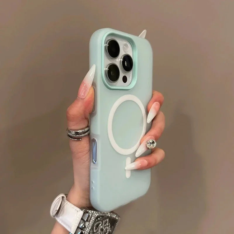 MagSafe Candy Matte iPhone Case (Magnetic Wireless Charging Cover)